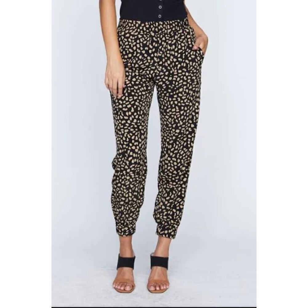 Anthropologie Sanctuary Field Cheetah Print Ankle Joggers Pants • Size XS 🔴